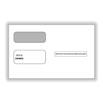 1099MISC/1099R 2-up Double Window Envelope | 1099 Envelopes | Tax Form ...